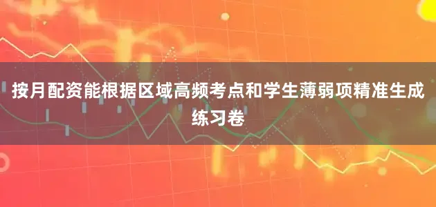 按月配资能根据区域高频考点和学生薄弱项精准生成练习卷